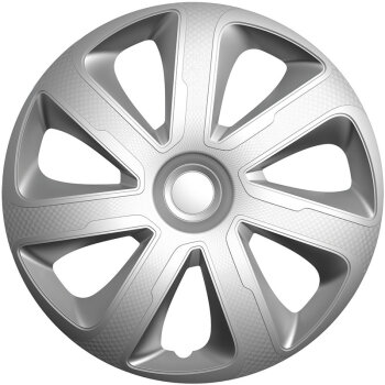 Satz Radzierblenden Livorno 16-Zoll Silber Karbon-Look