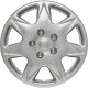 Satz Radzierblenden California 17-Zoll Silber