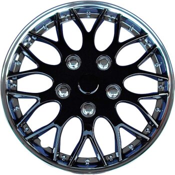 Satz Radzierblenden Missouri 16-Zoll Chrom/Schwarz