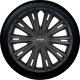Satz Radzierblenden Giga 15-Zoll mat Schwarz