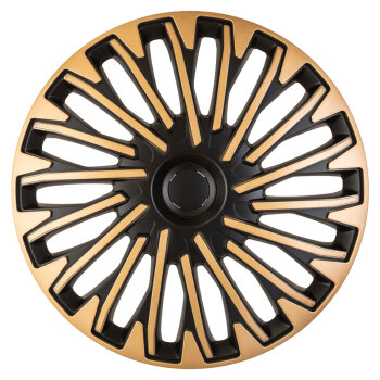 Satz Radzierblenden Soho 14-Zoll Schwarz/Gold