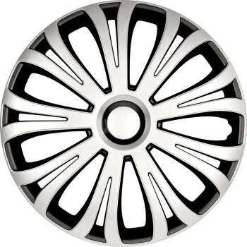 Satz Radzierblenden Avera 13-Zoll Silber/Schwarz