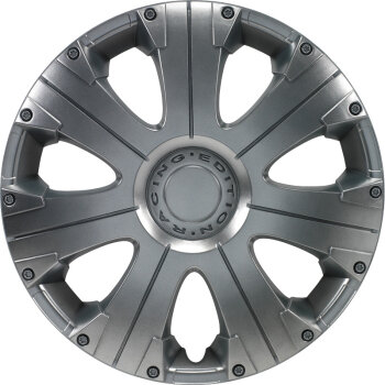 Satz Radzierblenden Racing 13-Zoll Silber