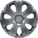 Satz Radzierblenden Racing 13-Zoll Silber