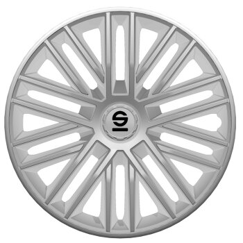 Satz Sparco Radzierblenden Bergamo 16-Zoll Silber