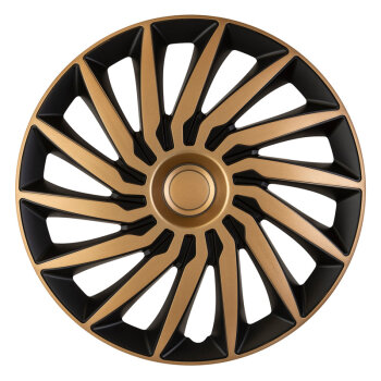Satz Radzierblenden Kendo 16-Zoll Schwarz/Gold