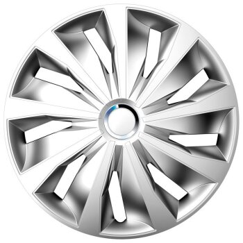 Satz Radzierblenden Grip Pro 13-Zoll Silber