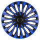 Satz Radzierblenden Soho 16-Zoll Schwarz/Blau