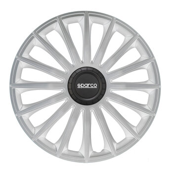 Satz Sparco Radzierblenden Treviso 13-Zoll Silber