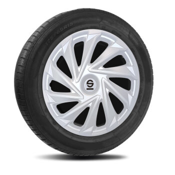 Satz Sparco Radzierblenden Varese 16-Zoll Silber