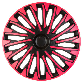 Satz Radzierblenden Soho 14-Zoll Schwarz/Pink