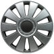 Satz Radzierblenden Pennsylvania 15-Zoll Silber/Grau Charcoal