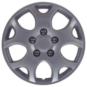 Satz Radzierblenden Nebraska 14-Zoll Silber