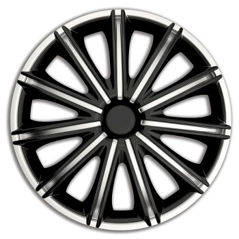 Satz Radzierblenden Nero 18-Zoll Silber/Schwarz