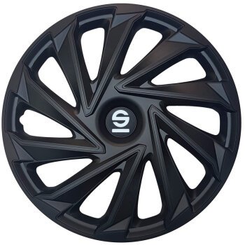 Satz Sparco Radzierblenden Varese 14-Zoll Schwarz