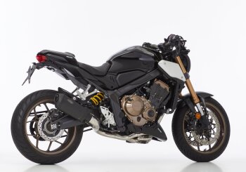 SHARK DSX-10 Komplettanlage (4-1) Super Short f&uuml;r HONDA CB650R RH02/08 649ccm Bj. 2019-2020