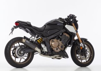SHARK SRC 4 Komplettanlage (4-1) Super Short f&uuml;r HONDA CB650F RC75 649ccm Bj. 2014-2016