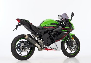 SHARK SRC 4 Slip on Ersatzd&auml;mpfer (1-1) Super Short f&uuml;r KAWASAKI Ninja 125 BX125A 125ccm Bj. 2019-2020
