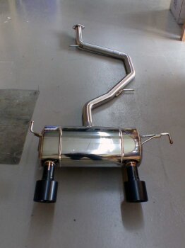 GTSPEC CATBACK Exhaust Schwarz geb&ouml;rdelt Toyota...