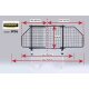Hundegitter Gep&auml;ckgitter Trenngitter f&uuml;r Smart Forfour 45047 454 2004/01-2006/06