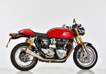 SHARK Retro Slip on Ersatzd&auml;mpfer (2-2) f&uuml;r TRIUMPH Thruxton R DE01 1200 ccm Bj. 2016-2020