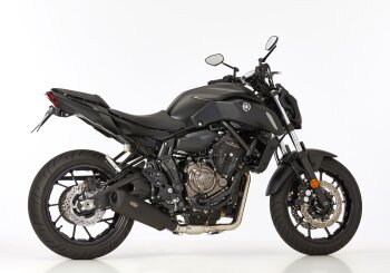 SHARK DSX-10 Komplettanlage (2-1) f&uuml;r YAMAHA Tracer 700 RM14/RM15 689 ccm Bj. 2016-2019