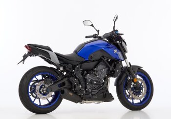 SHARK DSX-10 Komplettanlage (2-1) f&uuml;r YAMAHA XSR700 / XTribute / Legacy RM36/37 689 ccm Bj. 2021-2024
