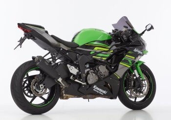 SHARK DSX-7 Slip on Ersatzd&auml;mpfer (4-1) Super Short f&uuml;r KAWASAKI ZX-6R ZX636G 636 ccm Bj. 2019-2020