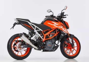 SHARK DSX-7 Slip on Ersatzd&auml;mpfer (1-1) Super Short f&uuml;r KTM 390 Duke KTM IS Duke 373 ccm Bj. 2017-2020