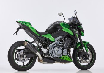 SHARK SRC 4 Slip on Ersatzd&auml;mpfer (4-1) Super Short f&uuml;r KAWASAKI Z900 ZR900B/D 948 ccm Bj. 2017-2019
