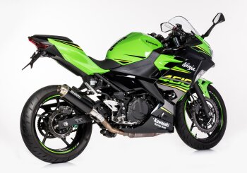 SHARK SRC 4 Slip on Ersatzd&auml;mpfer (2-1) Super Short f&uuml;r KAWASAKI Z300 ER300A 296 ccm Bj. 2015-2016