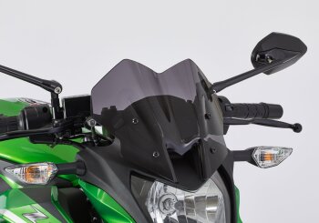 ERMAX Naked-Bike-Scheibe f&uuml;r KAWASAKI Z125 BR125K 125 ccm Bj. 2019-2020