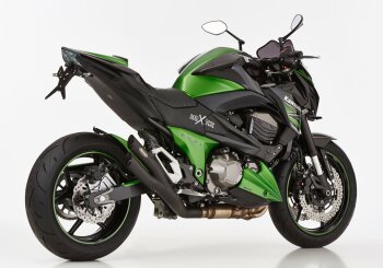 HURRIC Pro 2 Slip on Ersatzd&auml;mpfer (4-1) f&uuml;r KAWASAKI Z800 ZR800A/B 806 ccm Bj. 2013-2016