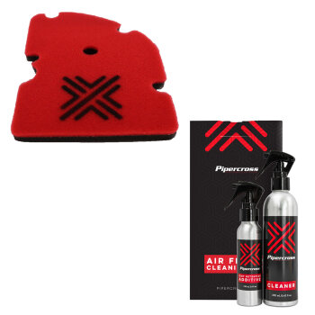 Pipercross Motorrad Luftfilter+Reiniger f&uuml;r PIAGGIO...